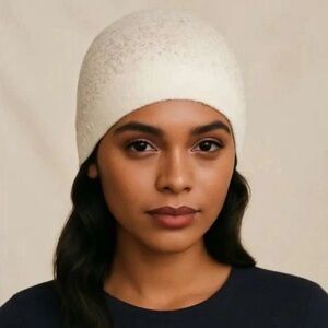 Barefoot Dreams Beanie Hat Super Soft CozyChic Confetti in Cream Taupe One Size